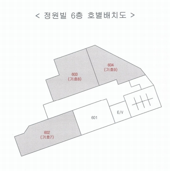 2025타경101684 부산광역시 사상구 사상로250번길 72, 정원빌 6층 602호 오피스텔 경매 이미지
