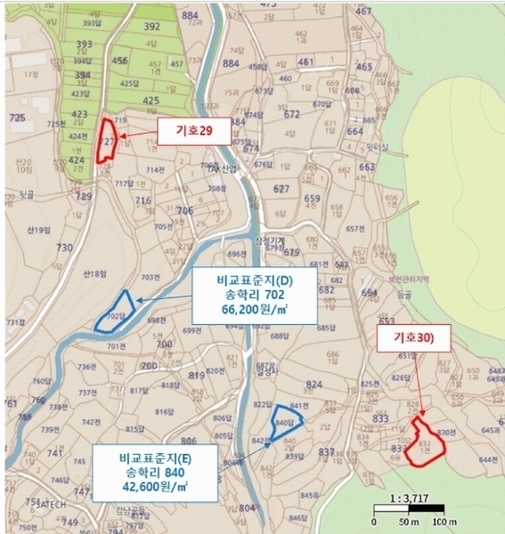 2025타경972 경상북도 칠곡군 가산면 송학리 832-1 농지 경매 이미지