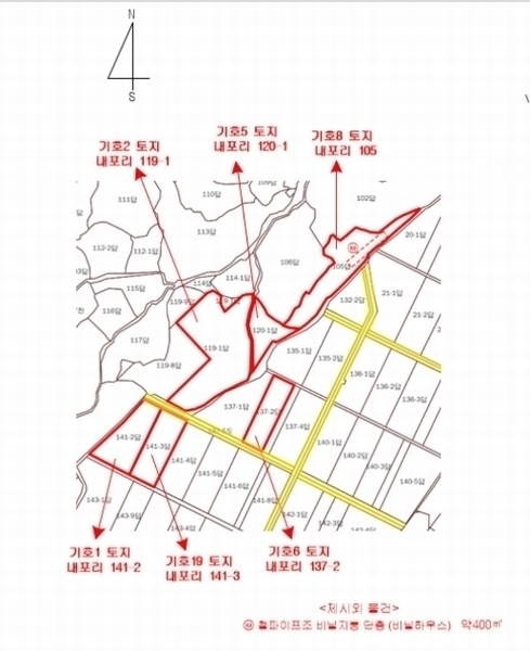 2024타경76337 강원특별자치도 철원군 철원읍 내포리 137-2 농지 경매 이미지
