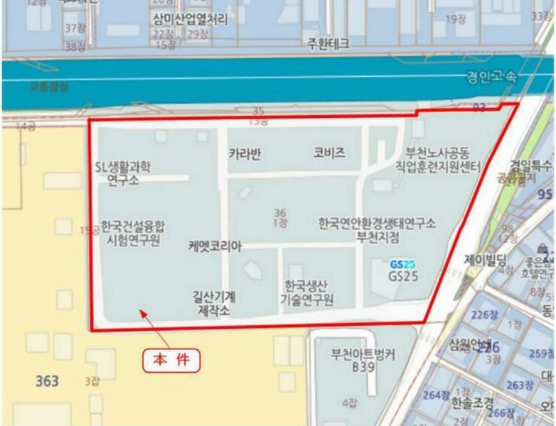 2025타경35250 경기도 부천시 오정구 석천로 397, 부천테크노파크쌍용3차일반제조 11층 101-1103호 아파트형공장 경매 이미지