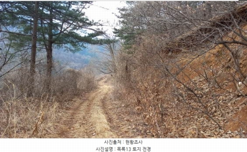 2024타경72144 경기도 포천시 관인면 사정리 산451 임야 경매 이미지