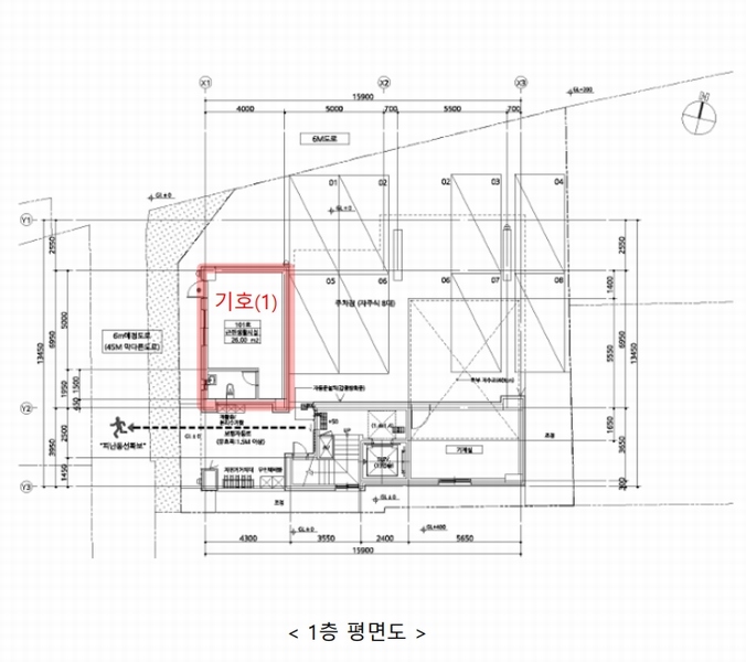 2024타경116881 서울특별시 중랑구 상봉로18길 28-3, 더한울 1층 101호 근린상가 경매 이미지