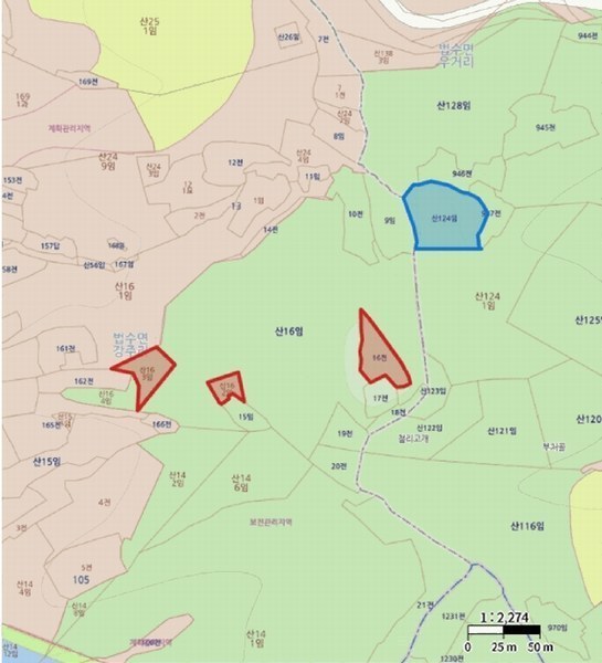 2025타경306 경상남도 함안군 법수면 강주리 산16-3 임야 경매 이미지