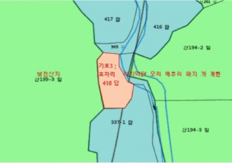 2025타경821 경상남도 진주시 수곡면 효자리 417 농지 경매 이미지