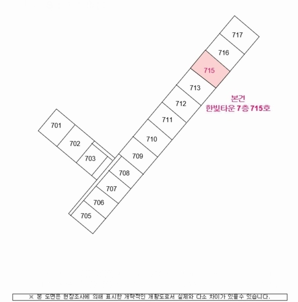 2025타경658 경상남도 사천시 옥산로 50-27, 50-29, 한빛타운 7층 715호 아파트[공급28평형] 경매 이미지