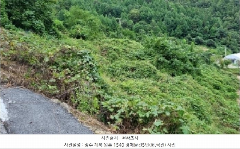 2025타경30242 전북특별자치도 장수군 계북면 원촌리 1540 농지 경매 이미지
