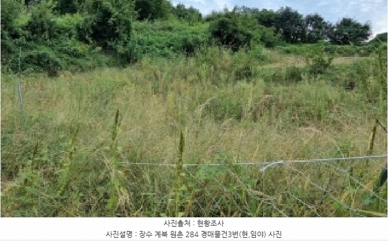 2025타경30242 전북특별자치도 장수군 계북면 원촌리 284 임야 경매 이미지