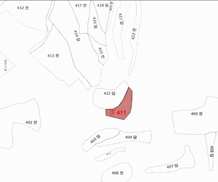 2025타경731 전라남도 여수시 화정면 개도리 411 농지 경매 이미지