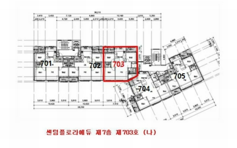 2025타경33854 광주광역시 북구 동운로201번길 20, 센텀플로라에듀 7층 703호 아파트 경매 이미지