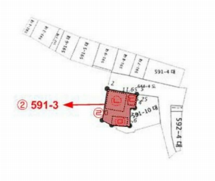 2025타경33313 전라남도 영광군 백수읍 천마리 591-3 대지 경매 이미지