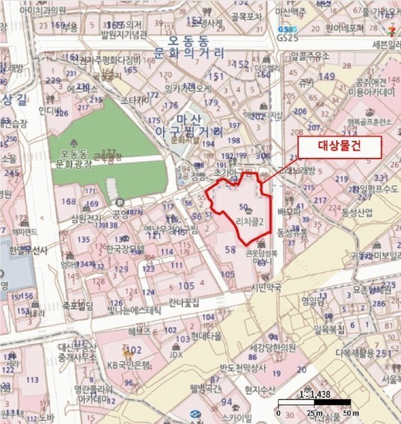 2025타경20863 경상남도 창원시 마산합포구 아구찜길 7, 리치클2 지3층 301호 근린상가 경매 이미지