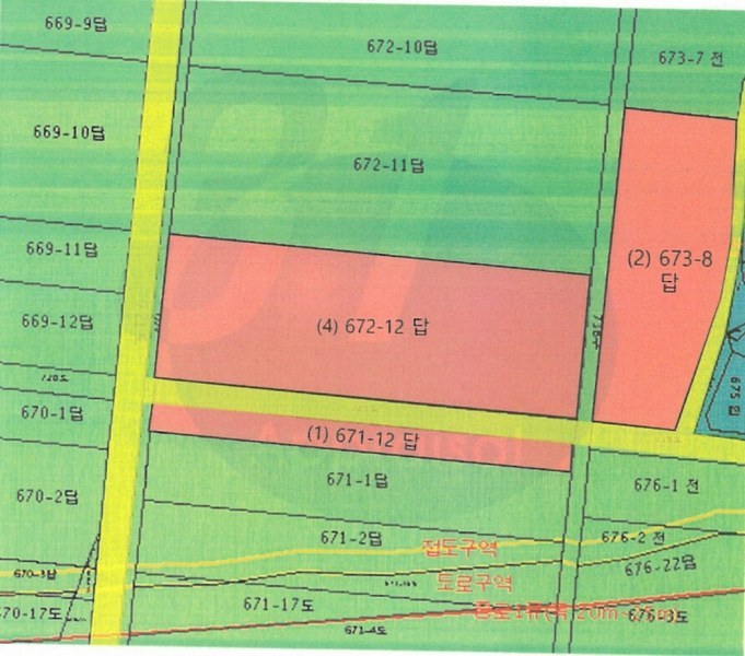 2025타경658 전라남도 순천시 별량면 구룡리 671-12 농지 경매 이미지