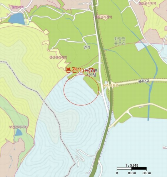 2025타경51307 전라남도 여수시 화양면 용주리 1429-1 임야 경매 이미지