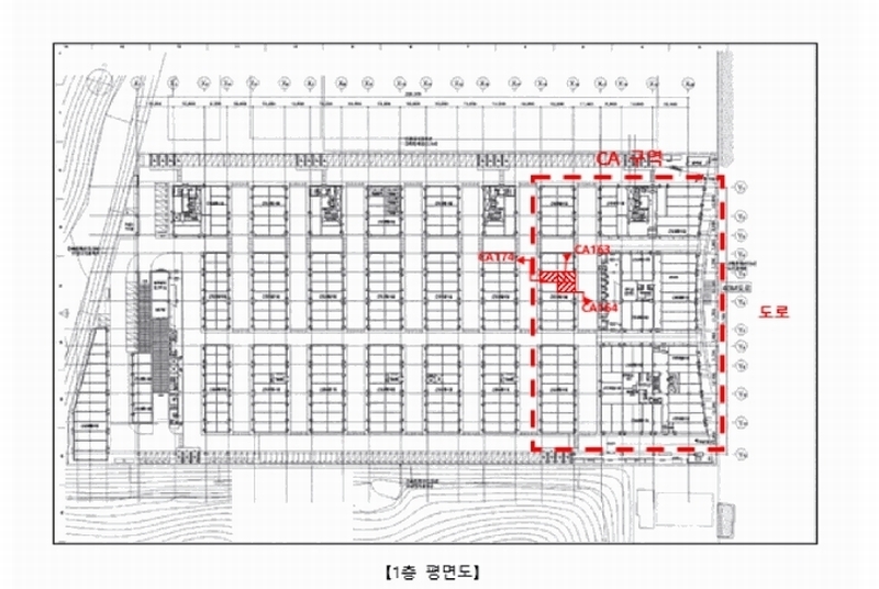 2025타경52026 경기도 안산시 단원구 산단로 325, 리드스마트스퀘어지식산업센터 1층 씨에이-174호 근린상가 경매 이미지
