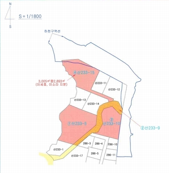 2025타경10184 대구광역시 군위군 삼국유사면 화북리 산233-15 임야 경매 이미지