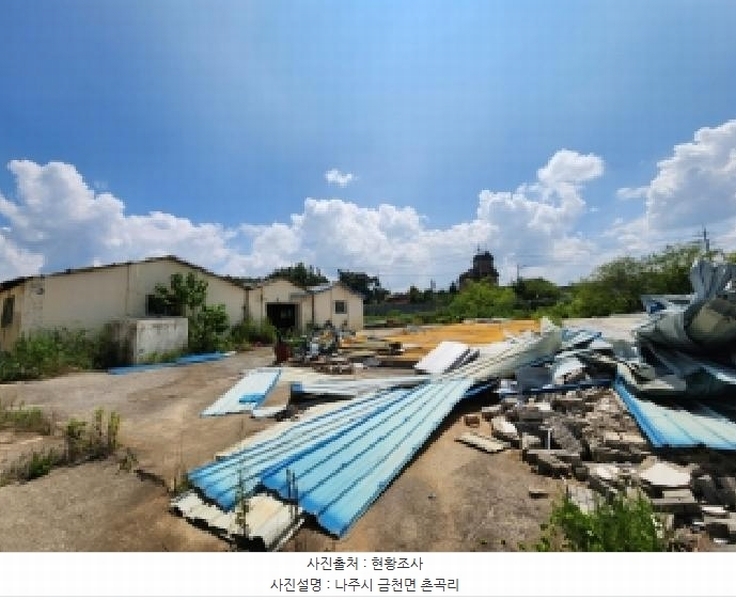 2025타경33463 전라남도 나주시 금천면 촌곡리 304-10 공장 경매 이미지