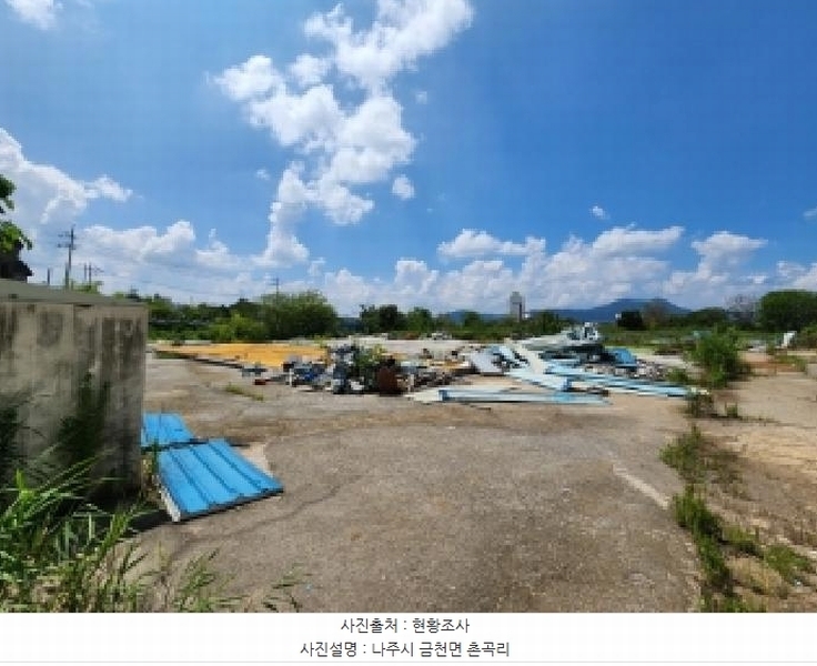 2025타경33463 전라남도 나주시 금천면 촌곡리 304-10 공장 경매 이미지