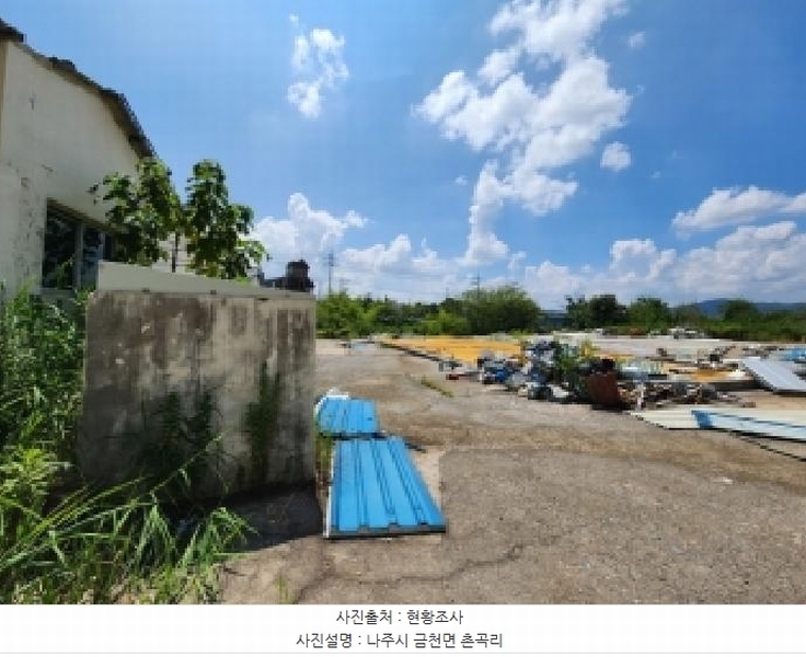 2025타경33463 전라남도 나주시 금천면 촌곡리 304-10 공장 경매 이미지