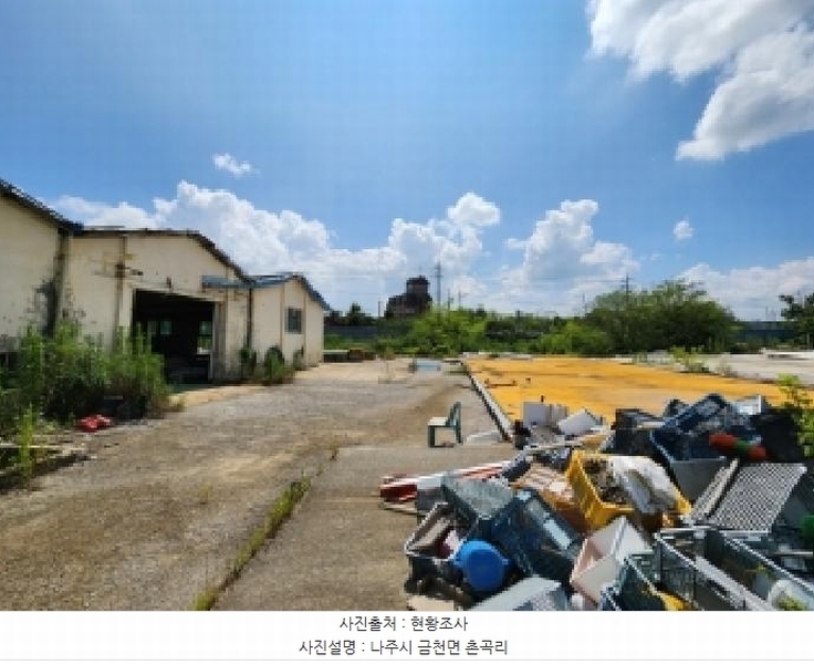 2025타경33463 전라남도 나주시 금천면 촌곡리 304-10 공장 경매 이미지