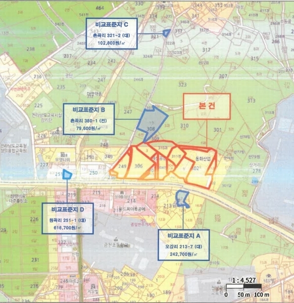 2025타경33463 전라남도 나주시 금천면 촌곡리 304-10 공장 경매 이미지