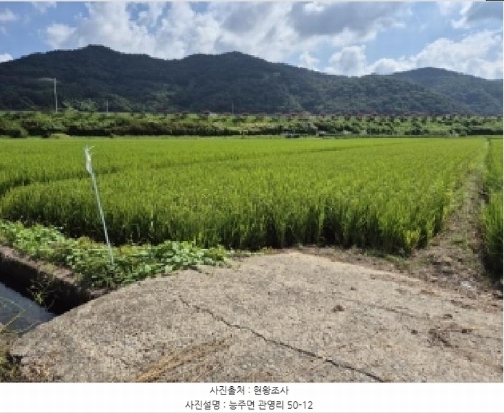 2025타경33679 전라남도 화순군 능주면 관영리 50-12 농지 경매 이미지