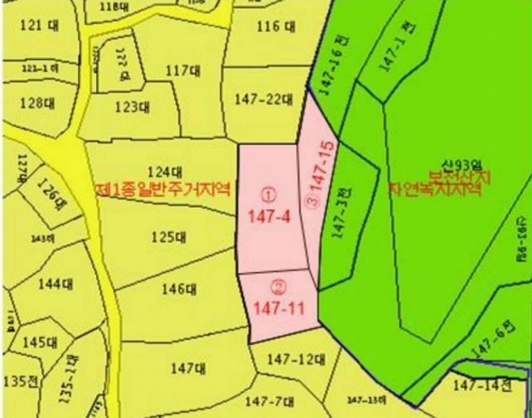 2025타경34109 광주광역시 북구 삼각동 147-4 대지 경매 이미지