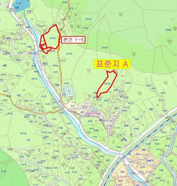 2025타경20364 충청남도 계룡시 엄사면 향한리 471-4 임야 경매 이미지