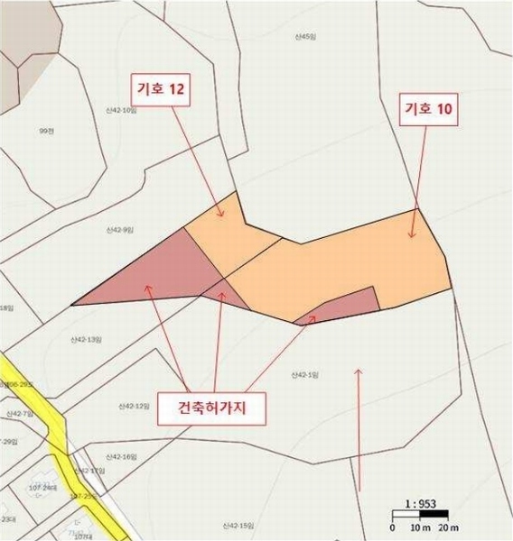 2025타경1549 경기도 가평군 상면 임초리 산42 임야 경매 이미지