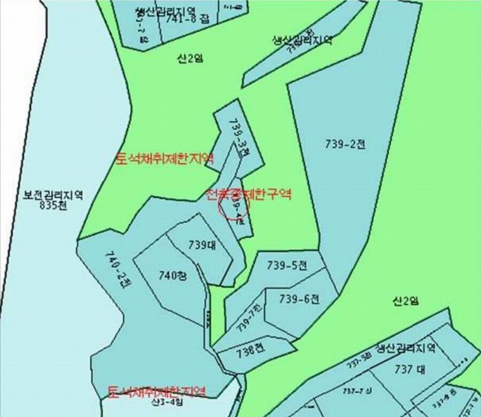 2025타경134 경상북도 문경시 농암면 내서리 739-7 농지 경매 이미지