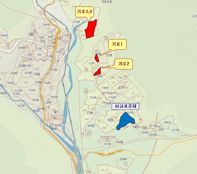 2025타경134 경상북도 문경시 농암면 내서리 739-7 농지 경매 이미지