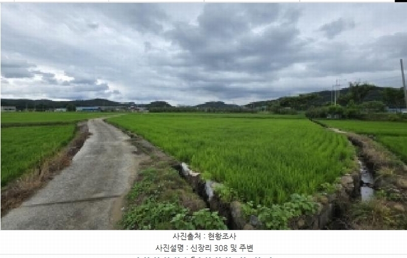 2025타경11233 경상북도 구미시 장천면 신장리 308 농지 경매 이미지