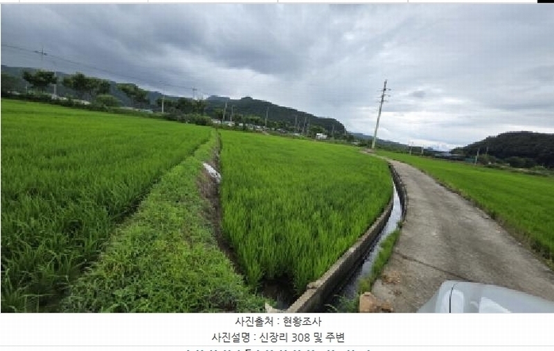 2025타경11233 경상북도 구미시 장천면 신장리 308 농지 경매 이미지