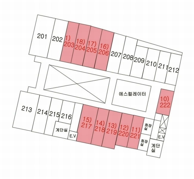 2025타경8277 대구광역시 중구 동성로3길 20, 디스퀘어 2층 205호 근린상가 경매 이미지
