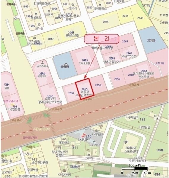 2025타경502959 대전광역시 서구 계백로 1181, 미르빌딩 2층 202호 근린상가 경매 이미지