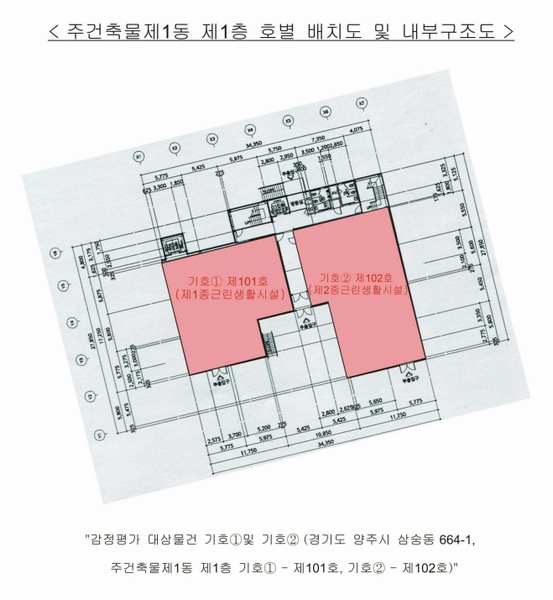 2025타경73144 경기도 양주시 부흥로 2119, 주건축물 1동 1층 102호 근린상가 경매 이미지