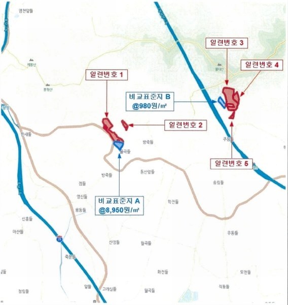 2022타경5329 전라남도 장성군 진원면 진원리 산12-1 임야 경매 이미지