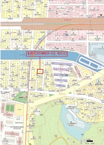 2025타경100587 부산광역시 사하구 동매로29번길 13, CROWN34 4층 403호 다세대(빌라)[공급22평형] 경매 이미지