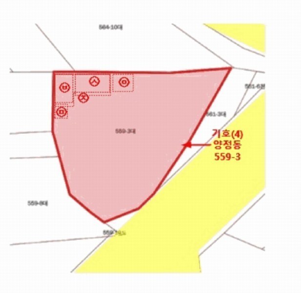2025타경11888 울산광역시 북구 양정동 559-3 대지 경매 이미지