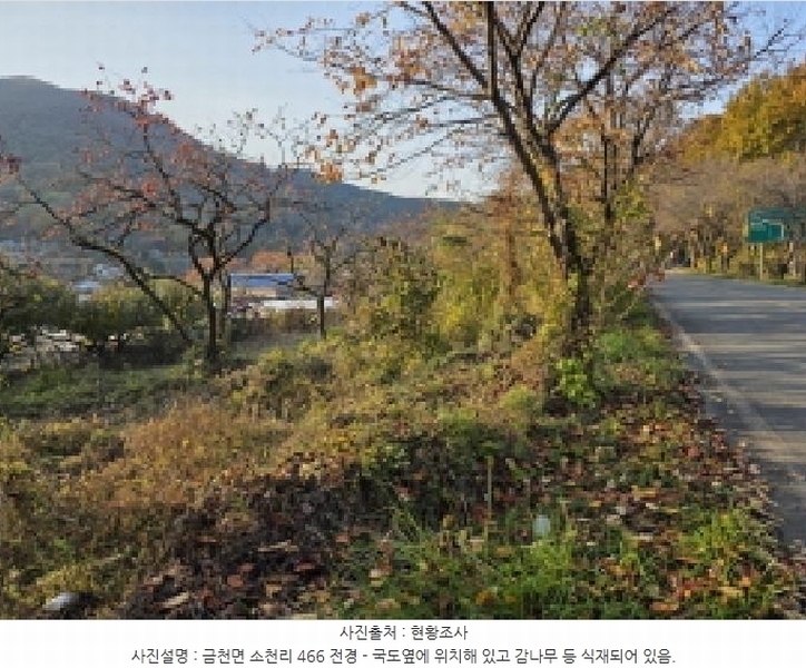 2025타경8926 경상북도 청도군 금천면 소천리 466 농지 경매 이미지