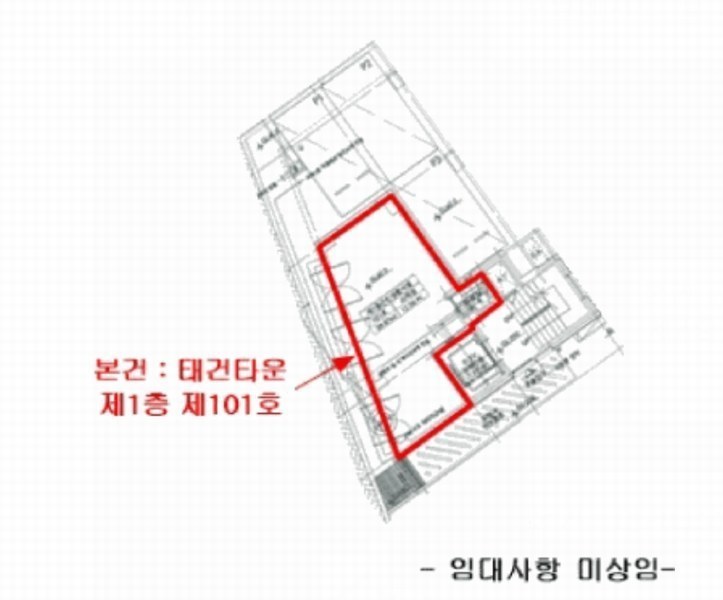2025타경34300 경기도 부천시 원미구 역곡로 64, 태건타운 1층 101호 근린상가 경매 이미지