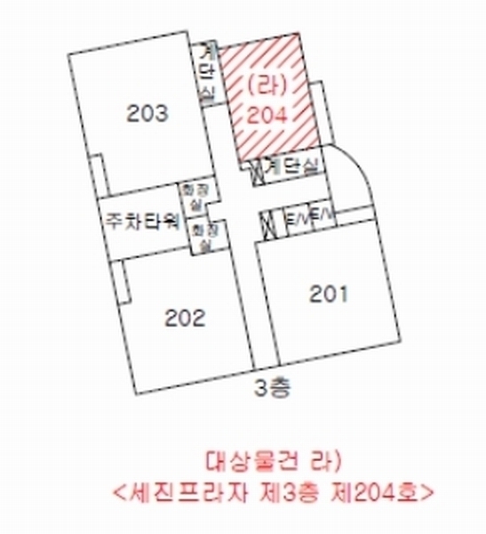 2025타경31647 대구광역시 달성군 돌미상업로1길 16, 주건축물 1동 3층 204호 근린상가 경매 이미지