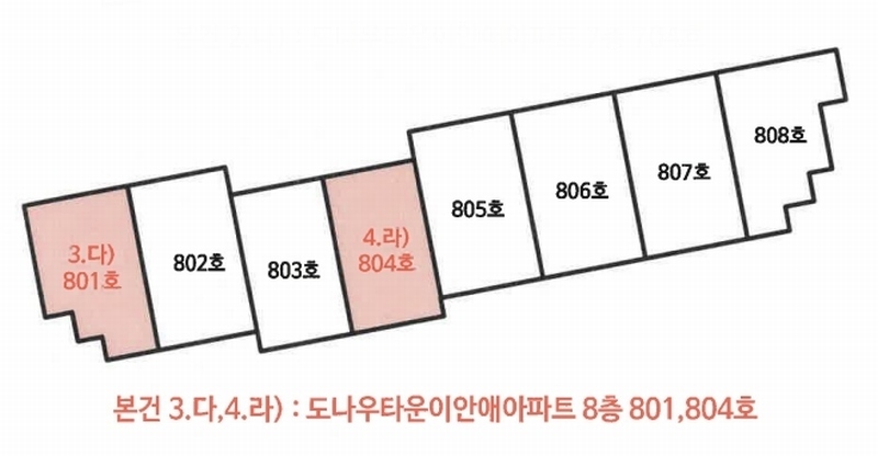 2025타경4815 전라남도 나주시 나주로 83-19, 도나우타운이안애아파트 8층 801호 아파트[공급24평형] 경매 이미지