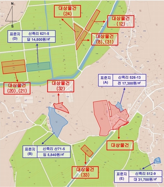 2024타경20921 충청남도 보령시 천북면 신죽리 612-2 농지 경매 이미지
