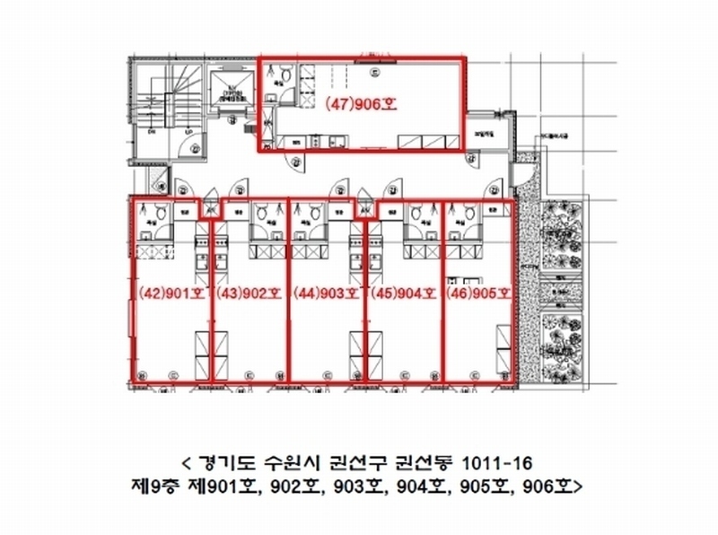 2024타경97910 경기도 수원시 권선구 권선로669번길 30, 제이프라디움 9층 901호 오피스텔 경매 이미지