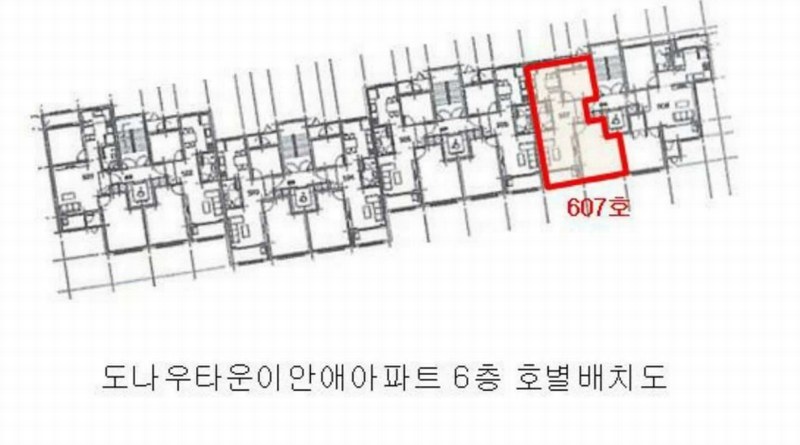 2025타경33902 전라남도 나주시 나주로 83-19, 도나우타운이안애아파트 6층 607호 아파트[공급24평형] 경매 이미지