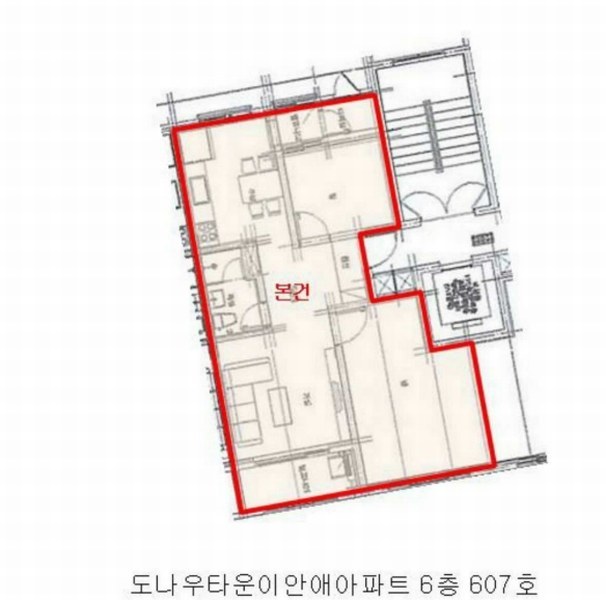 2025타경33902 전라남도 나주시 나주로 83-19, 도나우타운이안애아파트 6층 607호 아파트[공급24평형] 경매 이미지