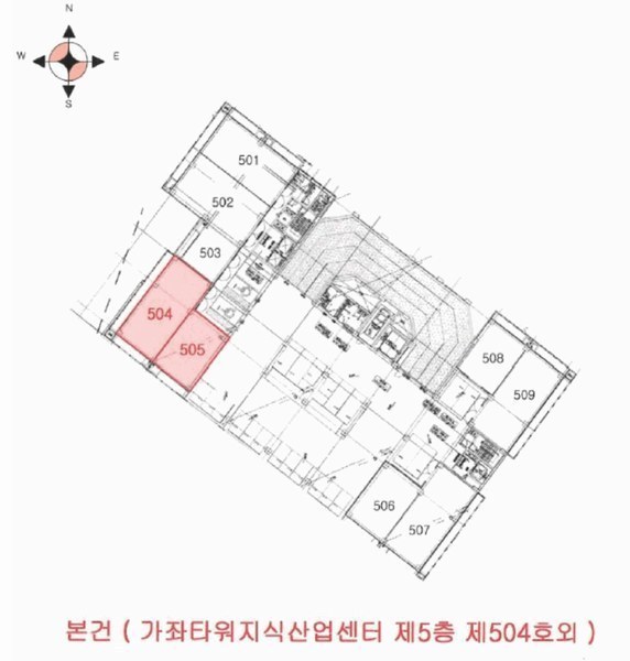 2025타경1095 인천광역시 서구 백범로630번길 16, 가좌타워지식산업센터 5층 505호 아파트형공장 경매 이미지