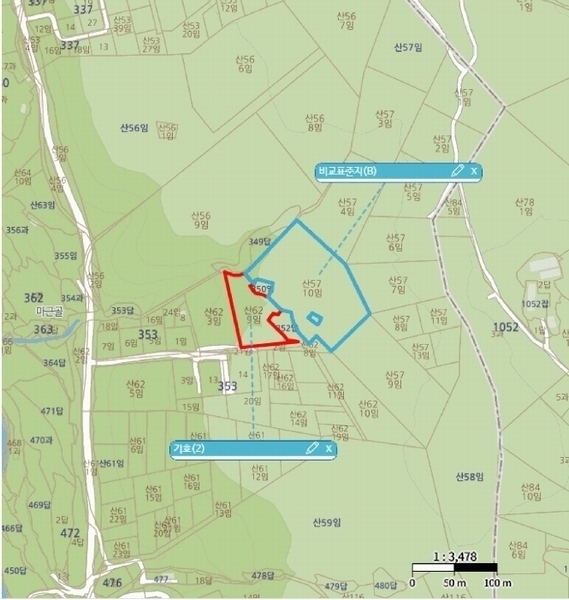 2025타경11926 울산광역시 울주군 서생면 화산리 산62-9 임야 경매 이미지