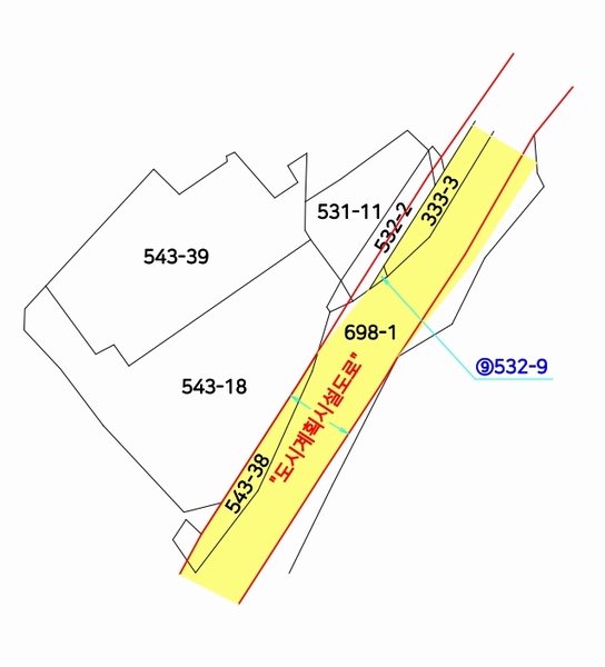 2025타경51694 충청남도 당진시 읍내동 532-9 대지 경매 이미지