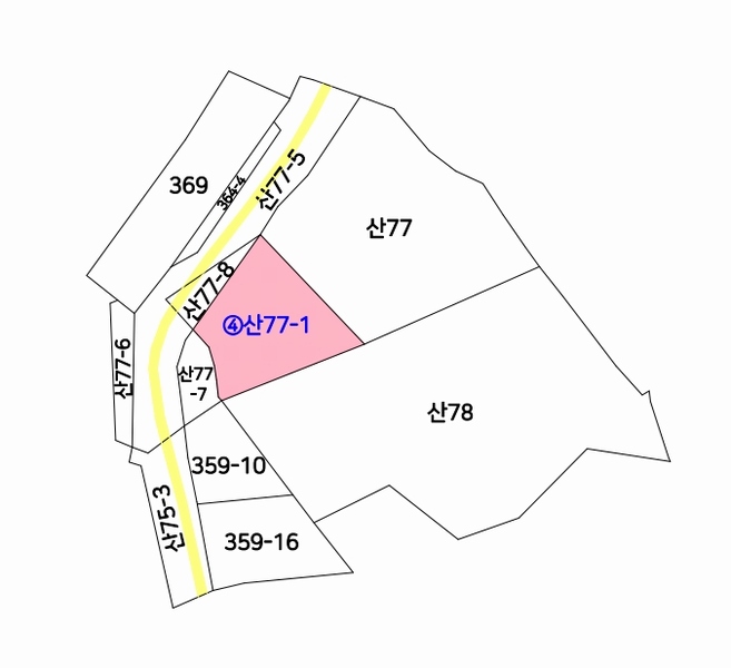 2025타경51694 충청남도 당진시 석문면 삼화리 산77-1 임야 경매 이미지